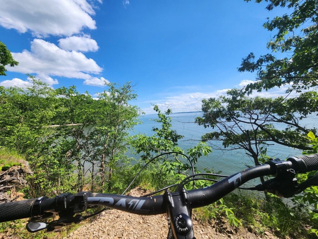 biking